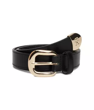 Ремень кожаный Tommy Hilfiger Refined, черный