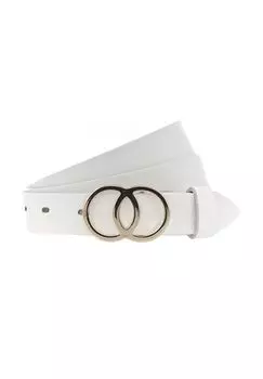 Ремень кожаный Vanzetti, белый