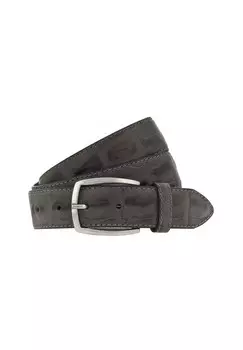 Ремень кожаный Vanzetti, серый