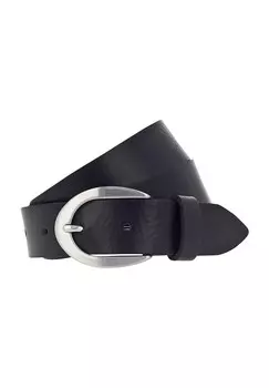 Ремень кожаный женский Vanzetti, черный