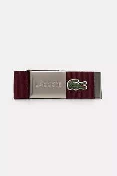Ремень Lacoste, бордовый