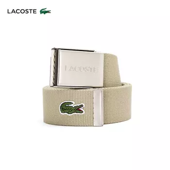 Ремень Lacoste с буквенным логотипом, оранжевый