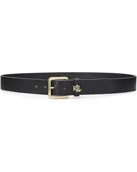 Ремень Lauren Ralph Lauren Logo Keeper Belt, черный