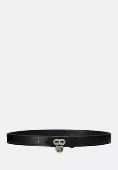 Ремень Lauren Ralph Lauren PADLOCK BELT SKINNY, черный
