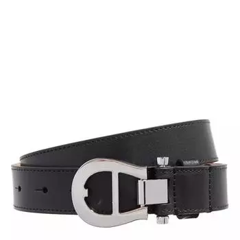 Ремень logo Aigner, черный