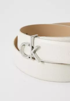 Ремень LOGO BUCKLE BELT Calvin Klein, бежевый