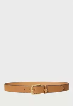 Ремень LOGO KEEPER BELT MEDIUM Lauren Ralph Lauren, бежевый