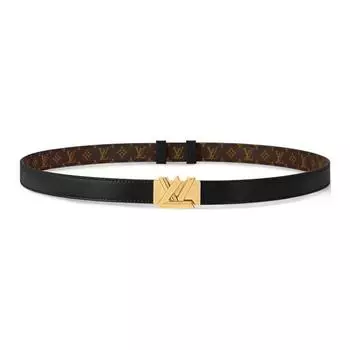 Ремень Louis Vuitton женский, черный / коричневый
