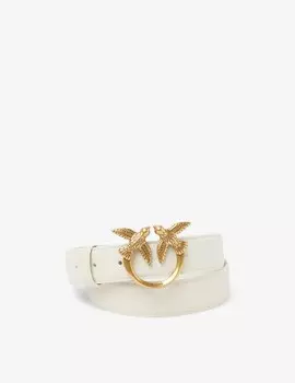 Ремень Love berry h3 Pinko, белый