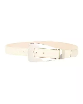 Ремень Lucca, античное серебро, 30 мм Khaite, цвет Dark Ivory