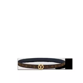 Ремень LV Circle Nautical 20 мм, двусторонний Louis Vuitton, синий