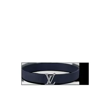 Ремень LV Shadow 40 мм с возможностью двусторонней установки Louis Vuitton, синий