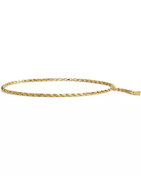 Ремень Madewell Chain Belt, золотой