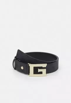 Ремень MERIDIAN ADJUSTABLE PANT BELT Guess, угольный логотип
