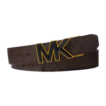 Ремень Michael Kors Logo, темно-коричневый