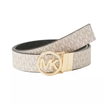 Ремень Michael Kors Logo, золотой/белый/черный