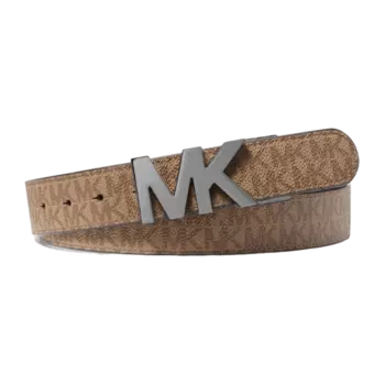 Ремень Michael Kors Reversible Logo Buckle, светло-коричневый