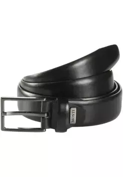 Ремень MONTI синтетический "CHICAGO", ширина 3,0 см, классический деловой, можно укоротить, черный