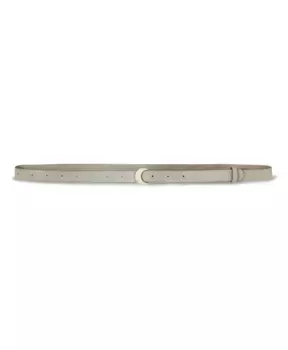 Ремень Moon из замши с пряжкой в форме полумесяца Cortana, серый