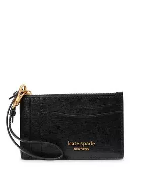 Ремень Morgan из сафьяновой кожи для монет и карточек kate spade new york, цвет Black