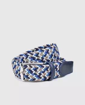 Ремень мужской эластичный Olimpo, синий