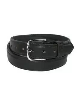 Ремень мужской Boston Leather Big & Tall Bison кожаный, черный