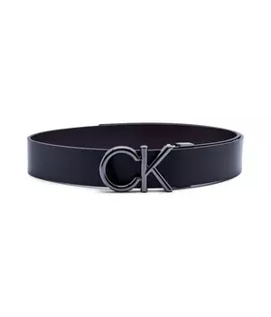 Ремень мужской Calvin Klein двусторонний кожаный, черный