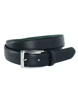 Ремень мужской CrookhornDavis The Edward Slim из телячьей кожи, черный