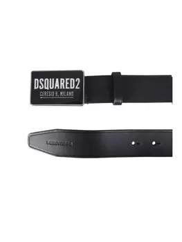 Ремень мужской Dsquared2 классический, черный