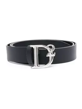 Ремень мужской Dsquared2 с пряжкой, черный