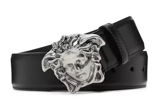 Ремень мужской FANSIZHE Medusa из коровьей кожи, ширина 3,8 см VERSACE