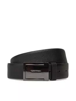 Ремень мужской Formal Plaque Tex 35Mm K50K512843 Calvin Klein, черный