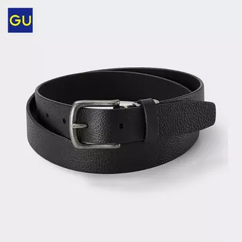 Ремень мужской GU Premium винтажный, коричневый