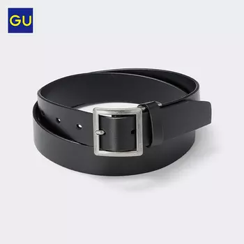 Ремень мужской GU регулируемый, черный