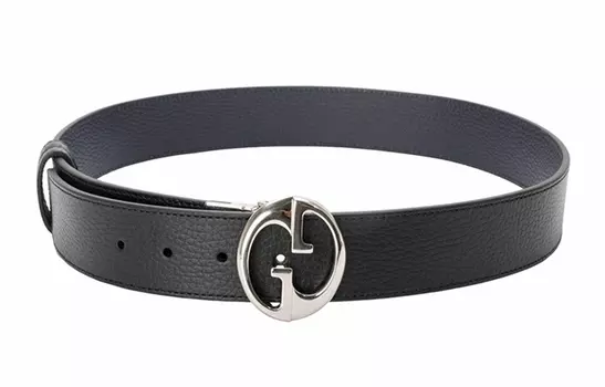 Ремень мужской Gucci кожаный, черный