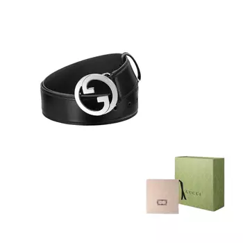 Ремень мужской Gucci Leather, черный