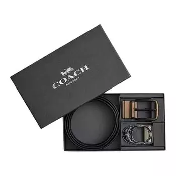 Ремень мужской из коровьей кожи, цвет морской волны, ширина 3,8 см COACH