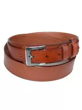 Ремень мужской кожаный CTM Ranger со съемной пряжкой, бежевый