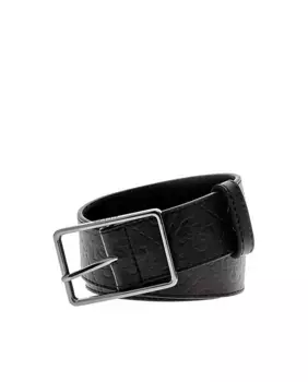 Ремень мужской неперекидной, модель Monaco Guess, черный