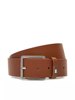 Ремень мужской Tjm Flag Leather 4.0 AM0AM13416 Tommy Jeans, коричневый