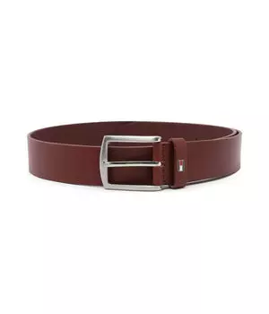 Ремень мужской Tommy Hilfiger кожаный классический, коричневый