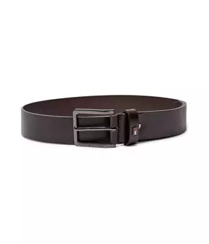 Ремень мужской Tommy Hilfiger кожаный классический, коричневый