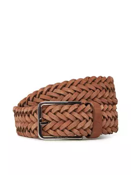 Ремень мужской Warmth Braided Suede 35Mm K50K512841 Calvin Klein, коричневый