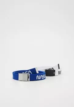 Ремень Nasa Belt Extra Long 2 Pack Mister Tee, цвет blue/white