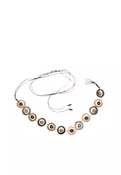 Ремень обвязочный Solaria деревянный ремень для завязывания Collezione alessandro, коричневый