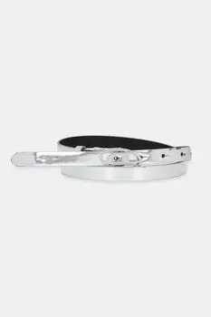 Ремень Oval D Logo B-1DR 13 Diesel, серебряный