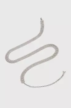 Ремень Патриции Пепе Patrizia Pepe, серебро