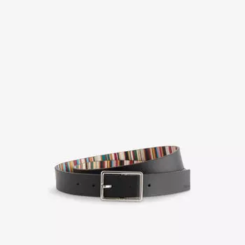 Ремень Paul Smith кожаный двусторонний, мультиколор