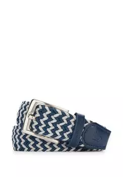 Ремень плетеный MERANO Lancerto, синий