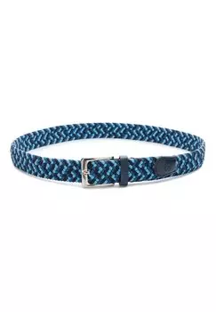 Ремень плетеный MERANO Lancerto, синий